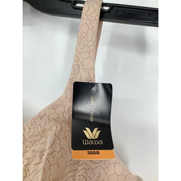 Wacoal Women's 38DD Sand Inside Job Wire Free Bra Full Coverage Lingerie D11-2 - Picture 4 of 7